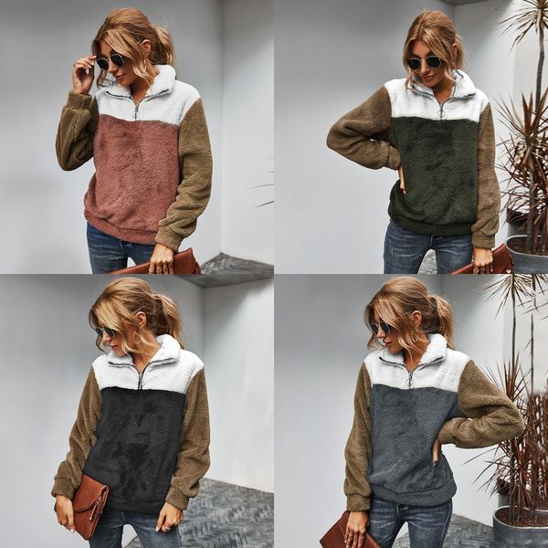 women's 2020 winter lapel color matching plus velvet thickened for women women's 2020 sweater sweaterwinter lapel color matching p, Black
women's 2020 winter lapel color matching plus velvet thickened for women women's 2020 sweater sweaterwinter lapel color matching p, Black