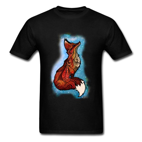 2018 r fitness tight galaxy fox t shirt designer men's t-shirts casual summer autumn tee shirt o neck