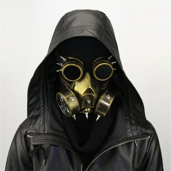 steampunk metallic luster gas mask with goggles retro cosplay creepy death mask helmet for halloween costume jk2009ph
steampunk metallic luster gas mask with goggles retro cosplay creepy death mask helmet for halloween costume jk2009ph