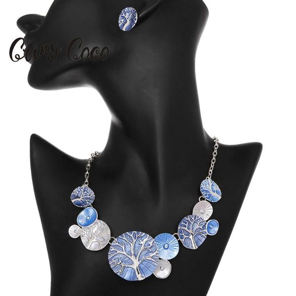 cring coco 2020 new design tree of live pendant necklaces for women enamel alloy chain choker necklace jewelry accessories gift, Silver
cring coco 2020 new design tree of live pendant necklaces for women enamel alloy chain choker necklace jewelry accessories gift, Silver