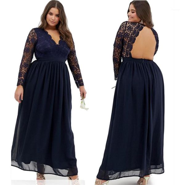 open back big skirt lace long sleeved dark v-neck dresses womens party dresses womens plus size dresses autumn sexy, White;black
open back big skirt lace long sleeved dark v-neck dresses womens party dresses womens plus size dresses autumn sexy, White;black