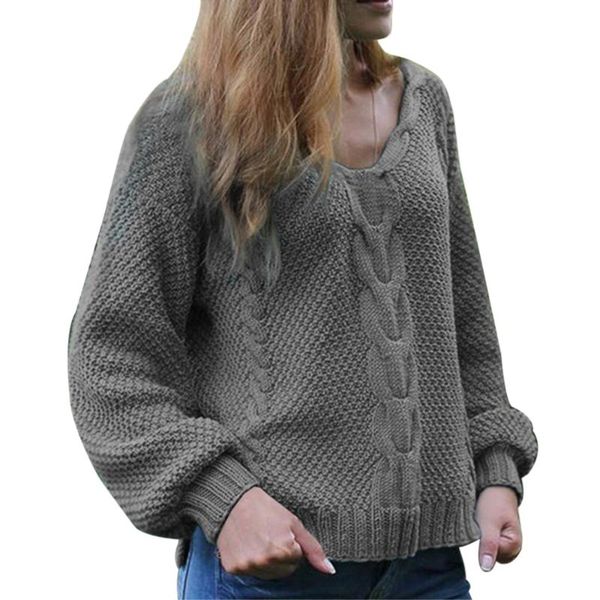 2020 autumn winter new women v-neck sweater lady twist soft women sweater pullover lantern sleeve casual loose, White;black
2020 autumn winter new women v-neck sweater lady twist soft women sweater pullover lantern sleeve casual loose, White;black