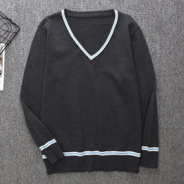 men's sweaters 2021 pullover mens college style patch color contrast and thickened v neck sweater male fashion thick wool knitwear, White;black
men's sweaters 2021 pullover mens college style patch color contrast and thickened v neck sweater male fashion thick wool knitwear, White;black