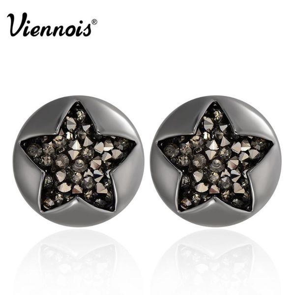 viennois new gun color star earrings for women rhinestone paved round stud earrings female party jewelry, Golden;silver
viennois new gun color star earrings for women rhinestone paved round stud earrings female party jewelry, Golden;silver