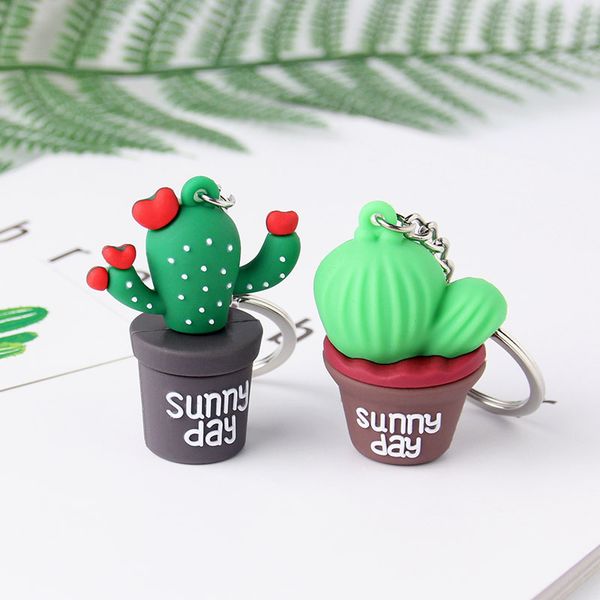 new 3d cute simulation green plant cactus potted keychain women girls key ring gift bags decoration pendant couple key chain, Silver
new 3d cute simulation green plant cactus potted keychain women girls key ring gift bags decoration pendant couple key chain, Silver