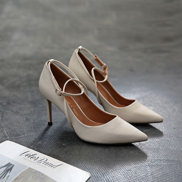 attractive2020 woman beautiful generation bandage single shoe joker sharp high-heeled fine with women's shoes 292039, Black
attractive2020 woman beautiful generation bandage single shoe joker sharp high-heeled fine with women's shoes 292039, Black