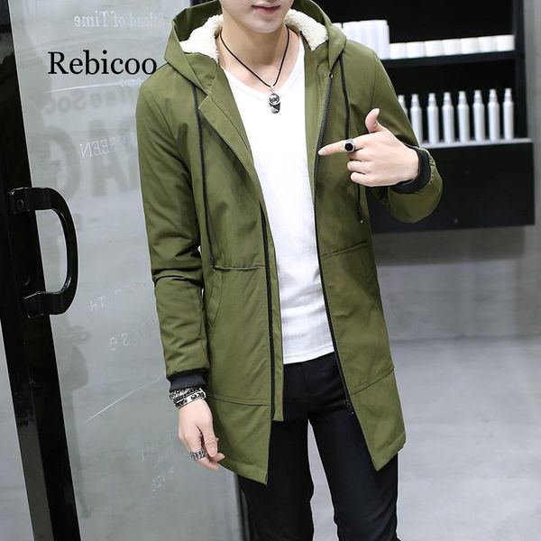 2020 winter jacket men hooded slim korean parka hombre long jacket coat cashmere mens windbreaker parkas cotton youth clothing, Black
2020 winter jacket men hooded slim korean parka hombre long jacket coat cashmere mens windbreaker parkas cotton youth clothing, Black