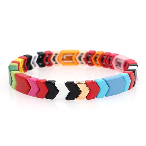 charm bracelets bohemia enamel colorful painted arrow beads bracelet rainbow tila stackable stretch for vsco girl women gifts, Golden;silver
charm bracelets bohemia enamel colorful painted arrow beads bracelet rainbow tila stackable stretch for vsco girl women gifts, Golden;silver