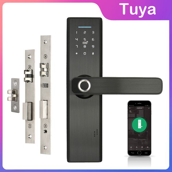 smart lock wifi electronic door with mobile phone tuya app fingerprint 13.56mhz ic card password unlock keyless intelligent
smart lock wifi electronic door with mobile phone tuya app fingerprint 13.56mhz ic card password unlock keyless intelligent