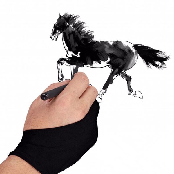 refills black artist drawing glove for any graphics tablet 2 finger anti-fouling,both right and left hand size m, Black;red
refills black artist drawing glove for any graphics tablet 2 finger anti-fouling,both right and left hand size m, Black;red