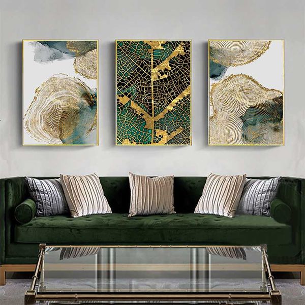 modern abstract canvas painting golden green leaf texture nordic posters and prints wall art pictures for living room home decor
modern abstract canvas painting golden green leaf texture nordic posters and prints wall art pictures for living room home decor