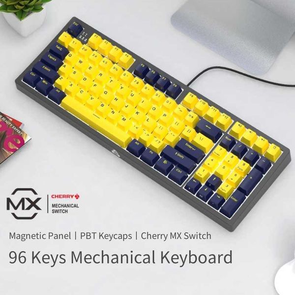 mechanical keyboard gamer 96 pbt keys gaming keyboard cherry mx blue/black/brown/red switch usb wired diy keyboad for pc/laptop
mechanical keyboard gamer 96 pbt keys gaming keyboard cherry mx blue/black/brown/red switch usb wired diy keyboad for pc/laptop