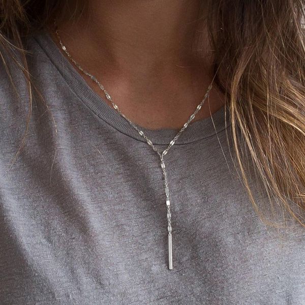vintage stainless steel necklace women ladies metallic gold chain necklace jewelry for valentine's day gifts wholesale, Silver
vintage stainless steel necklace women ladies metallic gold chain necklace jewelry for valentine's day gifts wholesale, Silver