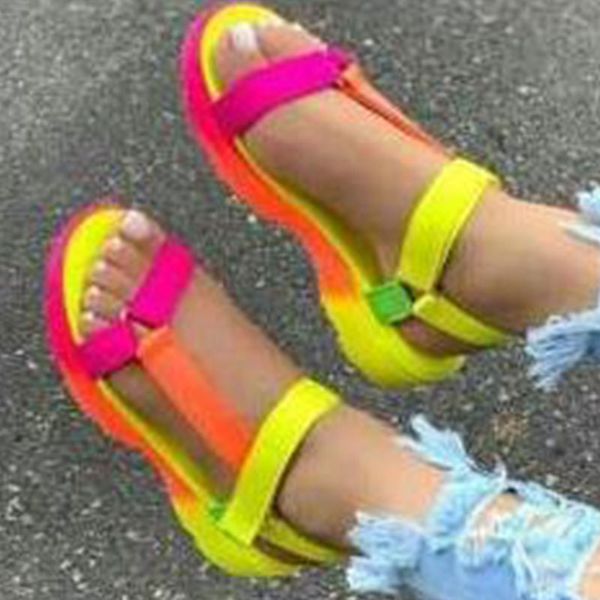 new sandals wear shoes flat shoes slippers nylon flat women comfortable outdoor hook loop sandals hollow out summer casual, Black
new sandals wear shoes flat shoes slippers nylon flat women comfortable outdoor hook loop sandals hollow out summer casual, Black