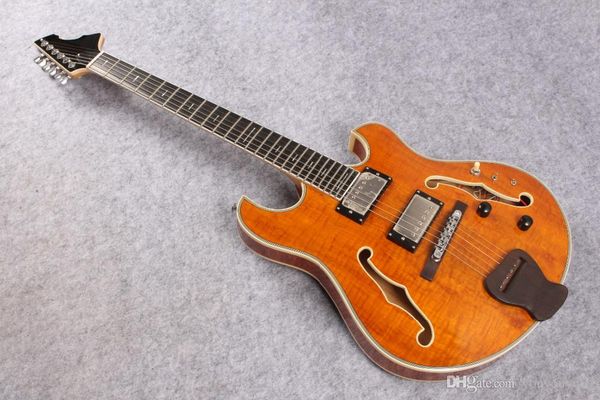 custom factory new wholesale and retail price hollow body chrome-plated hardware electric guitar
custom factory new wholesale and retail price hollow body chrome-plated hardware electric guitar