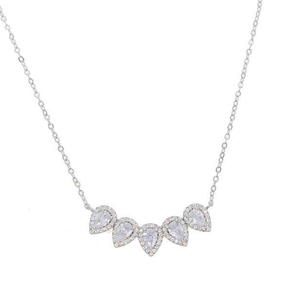 2020 fashion wedding engagement gift sparking bling clear cz tear drop link bar unique jewelry women bridal delicate necklace, Silver
2020 fashion wedding engagement gift sparking bling clear cz tear drop link bar unique jewelry women bridal delicate necklace, Silver