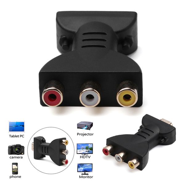 new av digital signal 1080p hdmi to vga adapter male 3 rca video audio cable rgb color difference component connector
new av digital signal 1080p hdmi to vga adapter male 3 rca video audio cable rgb color difference component connector