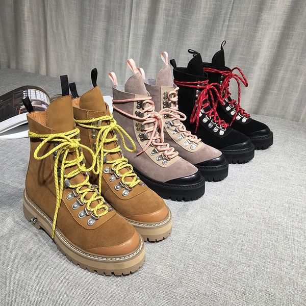boots ankle women med heels botas mujer lace up bota feminina platform shoes leather zapatos de cozy sapato feminino, Black
boots ankle women med heels botas mujer lace up bota feminina platform shoes leather zapatos de cozy sapato feminino, Black