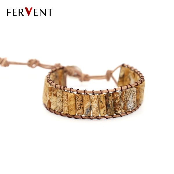 tennis leather wrap bracelet boho cylinder bead picture jaspers natural stone jewelry drop, Golden;silver
tennis leather wrap bracelet boho cylinder bead picture jaspers natural stone jewelry drop, Golden;silver