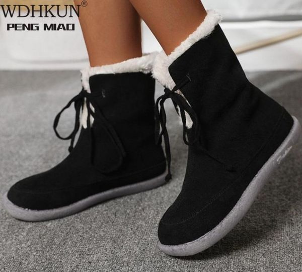 wdhkun 2020 breathable women boots winter shoes women snow boots platform keep warm winter with thick fur heels botas, Black
wdhkun 2020 breathable women boots winter shoes women snow boots platform keep warm winter with thick fur heels botas, Black