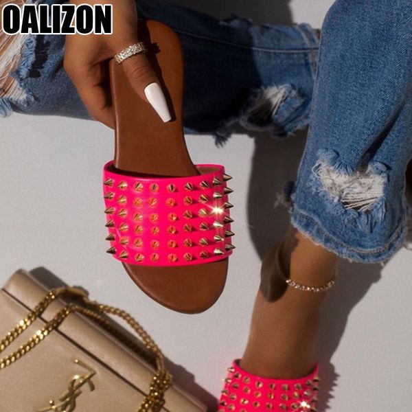 new women classical vintage rivets adorn fashion casual lady flat female slippers sandals mujer mules slides shoes zapatos r017, Black
new women classical vintage rivets adorn fashion casual lady flat female slippers sandals mujer mules slides shoes zapatos r017, Black