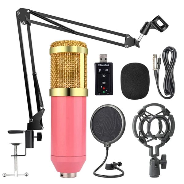bm800 professional suspension microphone kit live stream broadcasting recording condenser microphone set
bm800 professional suspension microphone kit live stream broadcasting recording condenser microphone set