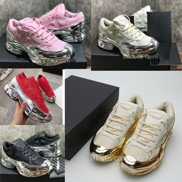 2 sneaekers raf simons oversized sneaker ozweego shoe men women shoes in silver metallic effect sole rs sport trainer s2 with box, Black
2 sneaekers raf simons oversized sneaker ozweego shoe men women shoes in silver metallic effect sole rs sport trainer s2 with box, Black