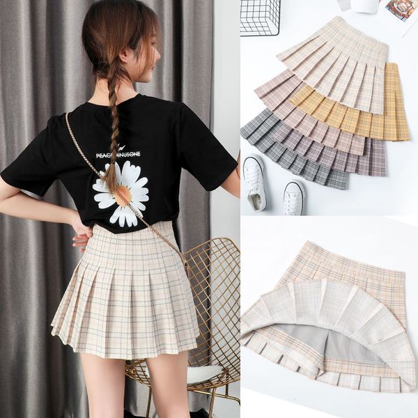 2020 high waist pleated tennis skirt uniform with inner shorts underpants for badminton cheerleader girls a lattice short skirt, Black
2020 high waist pleated tennis skirt uniform with inner shorts underpants for badminton cheerleader girls a lattice short skirt, Black