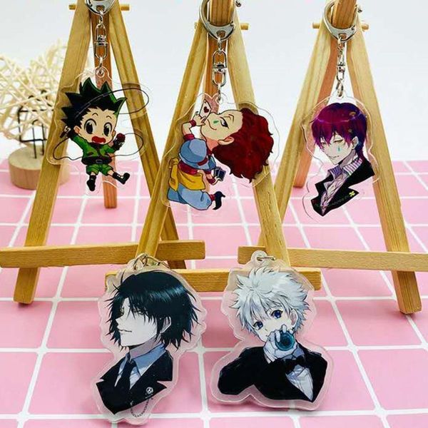 mixed x keychain cartoon figure killua zoldyck kurapika double-sided acrylic pendant key rings birthday day gift, Silver
mixed x keychain cartoon figure killua zoldyck kurapika double-sided acrylic pendant key rings birthday day gift, Silver