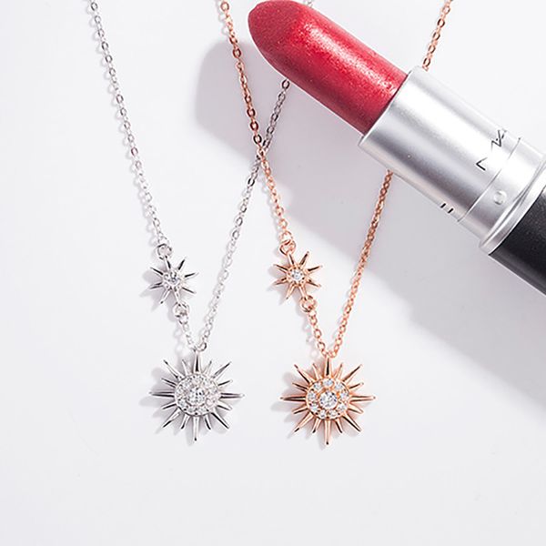 s925 metal sun necklace korean fashion personality female tanabata clavicle chain, Silver
s925 metal sun necklace korean fashion personality female tanabata clavicle chain, Silver