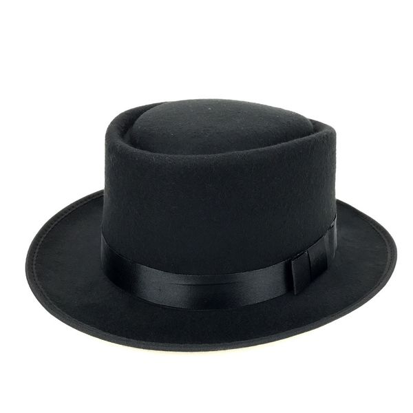 boat brim vintage fedoras hat classic men walter white flat felt hats, Blue;gray
boat brim vintage fedoras hat classic men walter white flat felt hats, Blue;gray
