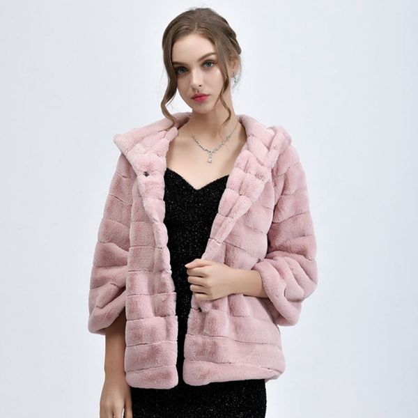 new style winter fashion fur coat women short versatile fur in one jackets female imitation warm overcoat pink autumn coat, Black
new style winter fashion fur coat women short versatile fur in one jackets female imitation warm overcoat pink autumn coat, Black