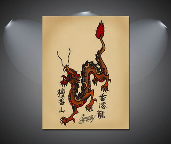 sailor jerry chinese dragon tattoo vintage home decoration handpainted &hd print oil painting on canvas wall art canvas pictures 200904
sailor jerry chinese dragon tattoo vintage home decoration handpainted &hd print oil painting on canvas wall art canvas pictures 200904
