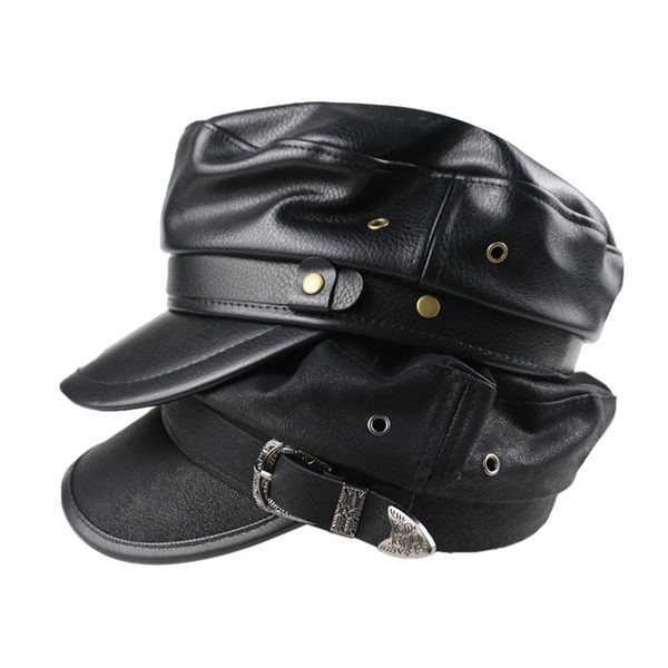 berets pu beret ladies autumn and winter black octagonal hat british navy outdoor street casual painter, Blue;gray
berets pu beret ladies autumn and winter black octagonal hat british navy outdoor street casual painter, Blue;gray