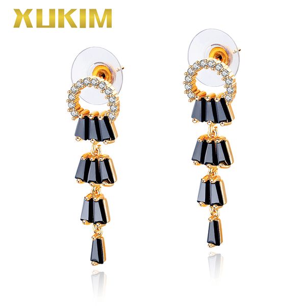 we308 xukim jewelry sale graceful drop earrings for women, Golden;silver 
we308 xukim jewelry sale graceful drop earrings for women, Golden;silver
