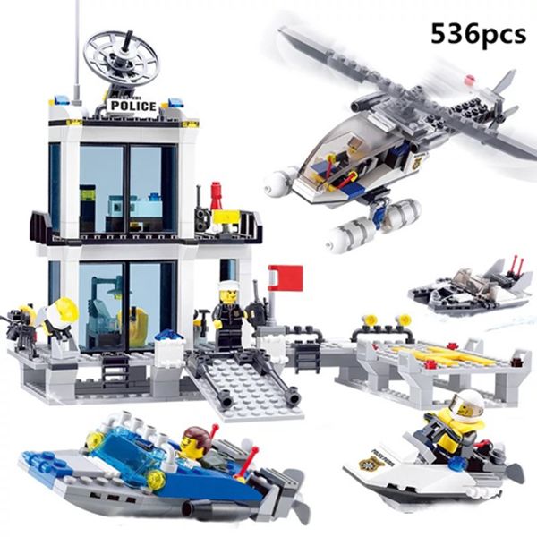 city police station building blocks sets helicopter boat model figures bricks toy kids diy creator educational assembled boys toys 02
city police station building blocks sets helicopter boat model figures bricks toy kids diy creator educational assembled boys toys 02