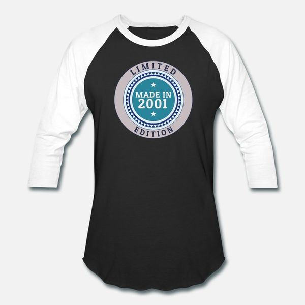 сделано в 2001 limited edition тенниска мужчин дизайнер 100% хлопок o шея gents anti-wrinkle юмор spring letter рубашки
сделано в 2001 limited edition тенниска мужчин дизайнер 100% хлопок o шея gents anti-wrinkle юмор spring letter рубашки