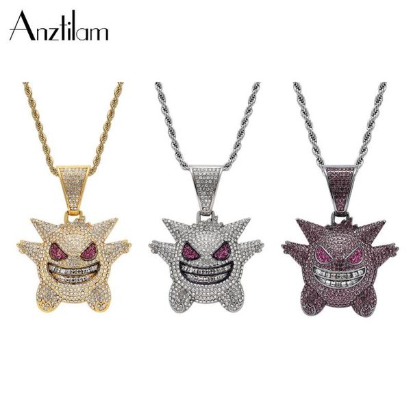 anztilam girl hiphop crystal elf pendant necklace 5a cubic zircon copper necklaces gold purple gold girlnecklace, Silver
anztilam girl hiphop crystal elf pendant necklace 5a cubic zircon copper necklaces gold purple gold girlnecklace, Silver