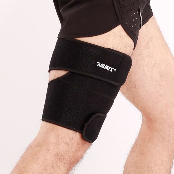 1pcs knee brace support elastic adjustable compression upper leg sleeve cover wrap outdoor climbing running knee protector, Black;gray
1pcs knee brace support elastic adjustable compression upper leg sleeve cover wrap outdoor climbing running knee protector, Black;gray