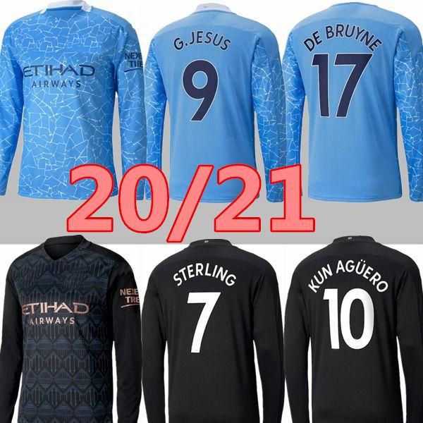 new long sleeve 20 21 sterling de bruyne кун агуэро манчестер футбол джерси город 2020 2021 sane иисуса футбол рубашки мужчины комплект набо, Black;yellow
new long sleeve 20 21 sterling de bruyne кун агуэро манчестер футбол джерси город 2020 2021 sane иисуса футбол рубашки мужчины комплект набо, Black;yellow