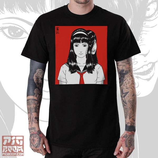 junji ito cursed japanese horror t-shirt 2019 fashion men casual short sleeve clothing summer custom shirt design
junji ito cursed japanese horror t-shirt 2019 fashion men casual short sleeve clothing summer custom shirt design