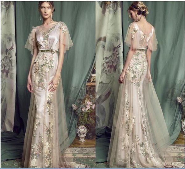 2020 belfaso vintage hand made flowers mermaid wedding dresses with overskirts v-neck lace appliques party gowns floor length wedding dress, White
2020 belfaso vintage hand made flowers mermaid wedding dresses with overskirts v-neck lace appliques party gowns floor length wedding dress, White
