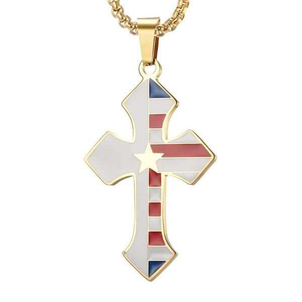 pendant necklaces fashion cross flag necklace for men star stainless steel chain link 24inch jewelry christian male, Silver
pendant necklaces fashion cross flag necklace for men star stainless steel chain link 24inch jewelry christian male, Silver
