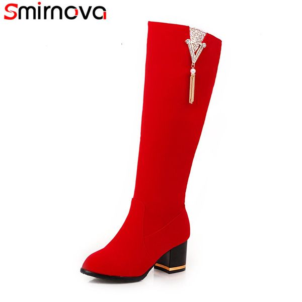 smirnova 2020 winter knee high boots high heels shoes zip round toe women's boots wholesale fashion ladies, Black
smirnova 2020 winter knee high boots high heels shoes zip round toe women's boots wholesale fashion ladies, Black