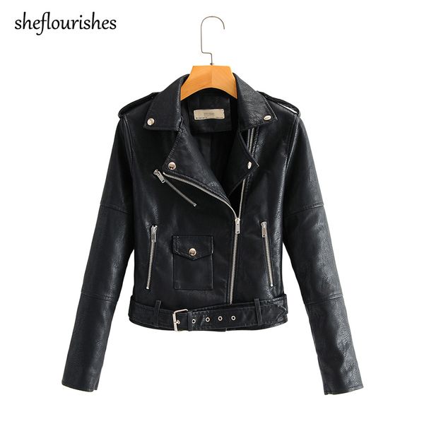 women's leather & faux 2021 autumn women coats casual black jacket fashion long sleeve moto turn down collar pu coat belt
women's leather & faux 2021 autumn women coats casual black jacket fashion long sleeve moto turn down collar pu coat belt