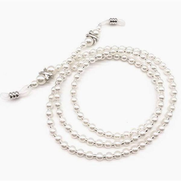 fashion elegant imitation pearl beaded eyeglass chains eyewear ornament practical sunglasses reading glasses lanyard strap, Silver
fashion elegant imitation pearl beaded eyeglass chains eyewear ornament practical sunglasses reading glasses lanyard strap, Silver
