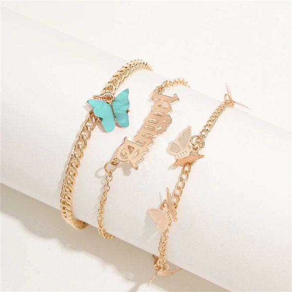 jujia summer bracelets for women gold anklets charm wrist chain butterfly bracelets set fashion jewelry, Golden;silver
jujia summer bracelets for women gold anklets charm wrist chain butterfly bracelets set fashion jewelry, Golden;silver