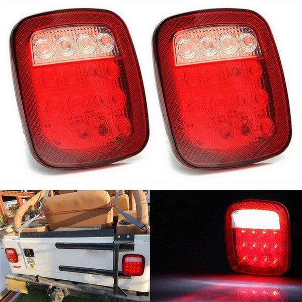 2pcs 16led marker light reversing light brake square s12v waterproof car turn signal tail
2pcs 16led marker light reversing light brake square s12v waterproof car turn signal tail