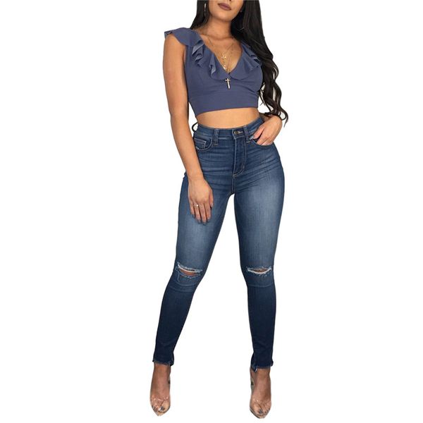 women ripped pants diem smooth zipper high waist hip lift design skinny style spring autumn clothing hole long pencil pants, Black;white
women ripped pants diem smooth zipper high waist hip lift design skinny style spring autumn clothing hole long pencil pants, Black;white