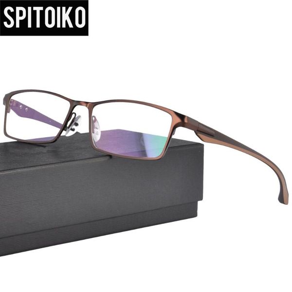 spitoiko metal classical optical frame men myopia spectacles prescription eyewear eyeglasses p9064, Black
spitoiko metal classical optical frame men myopia spectacles prescription eyewear eyeglasses p9064, Black